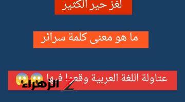 “عتاولة اللغة العربية وقعوا فيها”.. ما هو معني كلمة سرائر التي احتار بها علماء اللغة العربية !!