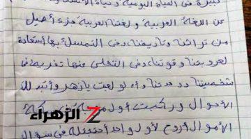 «الدماغ رايحة في داهية».. طالب يجيب في الامتحان بطريقة كارثية تجبر المعلم على تحويله للشؤون القانونية.. «الدنيا مقلوبة بسببه»