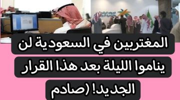 ” صدمة كبيرة بكل المقاييس “.. اصحاب هذه المهن لن ينامون الليلة بعد هذا القرار من الموارد البشرية السعودية .. شنطتك وعلى بلدك بسرعة !!