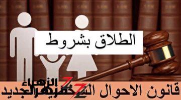 “ويفيد بايه الندم؟!”.. الحكومة تضع 7 شروط لوقع الطلاق بين الزوجين طبقاً لقانون الأحوال الشخصية الجديد2024!!