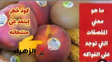 “اوعى تغلط وتشتريها” .. احذر من وجود هذه الملصقات الموجودة علي الفاكهة فيها سم قاتل .. خلي بالك على صحتك قبل فوات الآوان!!!!