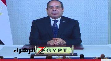 الرئيس السيسى: مصر تعزز التعاون الثنائى فى مجال المياه مع الدول الأفريقية