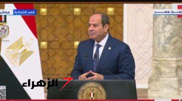 الرئيس السيسي: الشركات المصرية تتلقى معاملة كريمة فى الجزائر