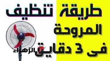 «ضاع عمرنا واحنا مش عارفين حاجة خالص يا جدعان»….طريقة تنظيف المراوح من التراب والغبار والحصول على هواء نقي بمكون بسيط!!!!؟