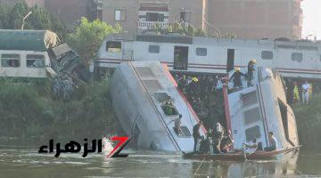 كشفت عدد المصابين.. أول بيان رسمي من الحكومة بشأن حادث قطار المنيا