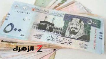 هتفك بكام؟.. سعر الريال السعودي مقابل الجنيه المصري اليوم الأثنين 14-10-2024 مفاجأة!