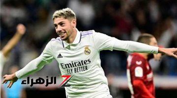 ريال مدريد يتقدم على فياريال بهدف فالفيردي