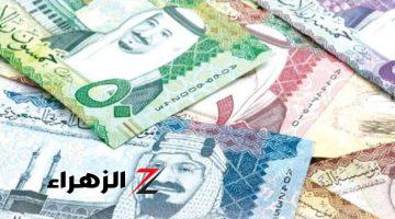 سعر الريال السعودي أمام الجنيه المصري في تعاملات اليوم الإثنين 14-10-2024