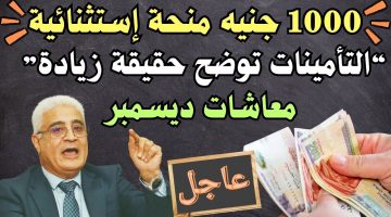 عاجل| زيادة المعاشات 1000 جنيه والتنفيذ من ديسمبر .. اعرف الحقيقة