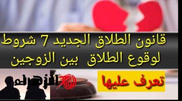 “مش هتطلق مراتك من بعد النهاردة خلاص”.. الحكومه تضع 7 شروط صعبة ومرهقة لوقوع الطلاق بين الزوجين وفق قانون الاحوال الشخصيه2024 … عشان متجيش تقول معرفش..!!