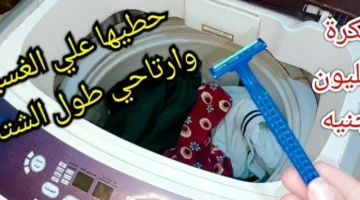 فكرة عبقرية بمليون جنيه !! .. حطي ماكينة الحلاقة على الغسيل وارتاحي طول حياتك.. فكرة منزلية رهيبة يارتني عرفتها من زماااان!!