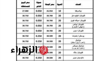 “الناس هتبطل تشربها اوفر!”… بيان اسعار السجائر اليوم الاثنين 18 نوفمبر 2024 من الشرقية للدخان