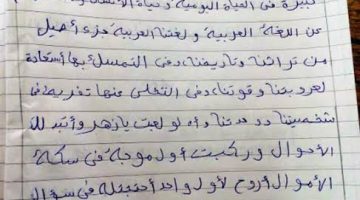 «ازاي جاله قلب يكتب كدة ».. طالب يجيب في الامتحان بطريقة كارثية تجبر المعلم على تحويله للشؤون القانونية فوراً.. «مصر كلها بتدور على أهله»