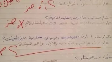 قلبت الوزارة كلها .. صدق أو لا تصدق إجابة طالب في إمتحان اللغة العربية تحوله إلى مستشفي الأمراض النفسية .. شوف كتب إيه؟؟