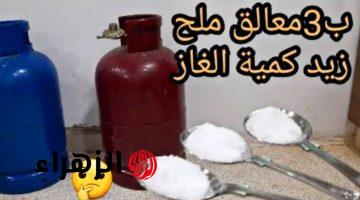 “كيس يساوي تقله دهب” .. النتيجة هتبهرك وفري في استهلاكك للغاز وحطي كيس ملح على أنبوبة الغاز هتنبهري من كمية التوفير هتنفعك حل استنيناه كتير!!!