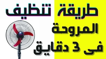 “خليها تلمع زي الأول”..طريقة  تنظيف مراوح السقف والمكتب من الأتربة والغبار في دقائق..بمحلول سحري!!