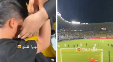 شاهد: فيديو جديد لحظة إصابة الطفل النصراوي بضربة جزاء كريستيانو الطائشة وبكائه من قوة ارتطام الكرة بوجهه