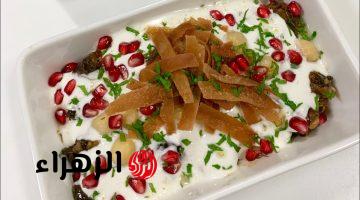 طريقة فتة ورق العنب – الزهراء