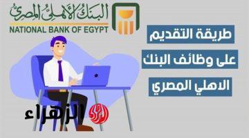 لحديثي التخرج وأصحاب الخبرات.. البنك الأهلي يعلن عن وظائف شاغرة بهذه التخصصات