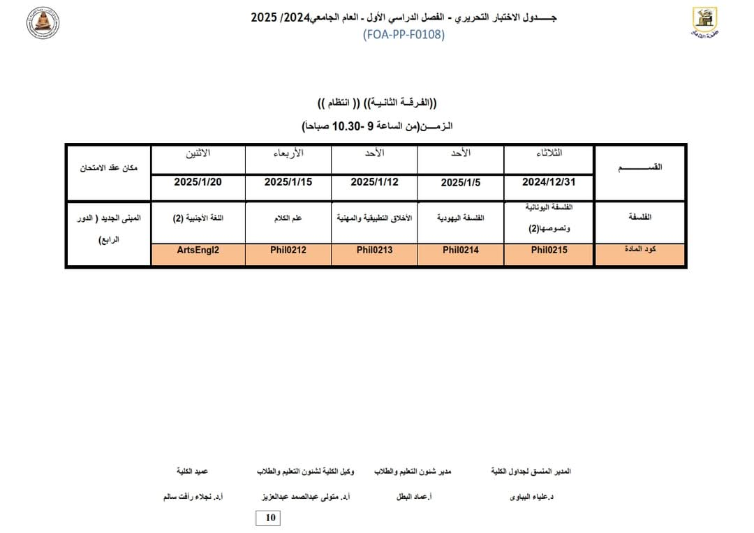 كلية الاداب 1