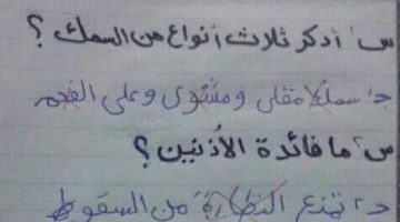 “أبوها عرف يربيها” ؟؟… اجابة طالبة في ورقة الامتحان وجهت رسالة لأستاذها جعلت الجميع فى حالة صدمة !!.. لن تصدق ماذا كتبت؟؟؟