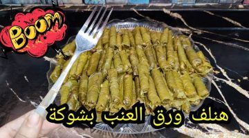 ” هاتي شوكة وتعالي يا مدام”.. أسرع طريقة للف محشي الكرنب وورق العنب بكميات كبيرة ودون مجهود !!.. لفيت 10 حلل !!