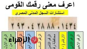 “جارنا شغال في السجل المدني عرفهالي “.. هل تعلم ما هو مدلول ال 14 رقم في بطاقة الرقم القومي؟!.. معلومات صادمة اول مرة اعرفها