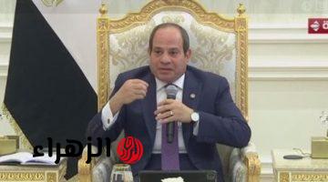 الرئيس السيسي: التجارب أكدت حاجة أمريكا لاستمرار وثبات علاقتها الاستراتيجية بمصر