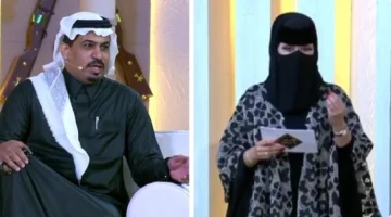 صيتة السبيعي تسأل مشاري المخلفي: “نبي نعرف وش معنى  “خيال البل وأنا مشاري؟”.. شاهد رد الأخير