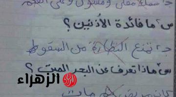 “مصر كلها ضحكت عليه”…اغرب اجابة لطالب في الامتحانات جعلت المصحح يفقد أعصابه | لن تتوقع إجابته ؟