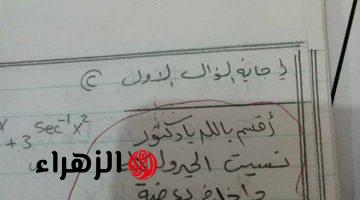 “واد فيلسوف ولسه ياما نشوف” .. إجابة طالب في امتحان التاريخ تثير الدهشة وتترك الجميع في صدمة…محدش كان يتوقع!!