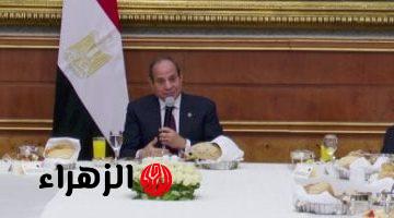 الرئيس السيسي: بناء الدول يحتاج جهدا وتضحية وعملا وإخلاصا وتوفيقا