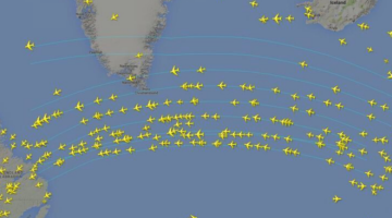 لغز حير نص الكوكب.. لماذا لا تطير الطائرات بشكل مباشر ومستقيم فوق المحيط الأطلسي؟