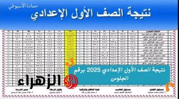 “مبرووك للناجح!”.. استعلم عن “نتيجة الصف الأول الإعدادي 2025 برقم الجلوس” عبر بوابة التعليم الأساسي