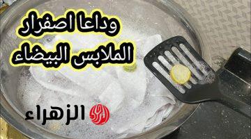 وداعا اصفرار الملابس البيضاء.. لو غسالتك مبتنضفش اعرفي الحل فورا تنضيف ورائحه منعشه للملابس والقضاء على الروائح الكريهه نهائيا بطريقه حصريه