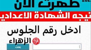 ظهرت حالا.. لينك فعال نتيجة الشهادة الاعدادية محافظة اسوان الترم الاول 2025 برقم الجلوس والاسم