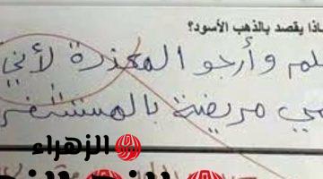 “إجابته صدمت الجميع!”.. طالب يكتب رد غير متوقع في امتحان اللغة العربية ويشعل السوشيال ميديا | “ربنا يبارك فيك ويسلم اللي رباك!”