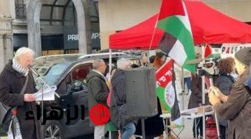 تظاهرات في ليون بفرنسا تندد بخطة ترامب لتهجير الفلسطينيين.. فيديو