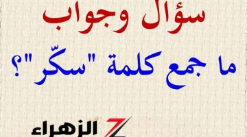 ” كل الطلاب جابوا صفر بسببها”.. ما هو جمع كلمة “سكر” في اللغة العربية سؤال أبكى الطلاب وحير المعلمين.. هتتصدم لو عرفت الاجابه الصحيحه!