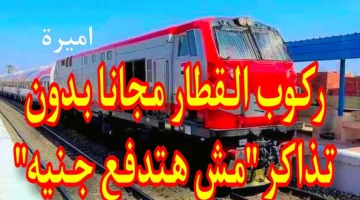 بااب نالمحظوظه هتركب ببلاش.. الحكومة تمنح ركوب القطار مجانًا لهذه الفئات من المواطنين.. هي دي الاخبار ولا بلاش!!