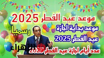 4 أيام إجازة مدفوهة الإجر..  عاجل الحكومة تعلن رسميا إجازة عيد الفطر للعاملين بالدولة