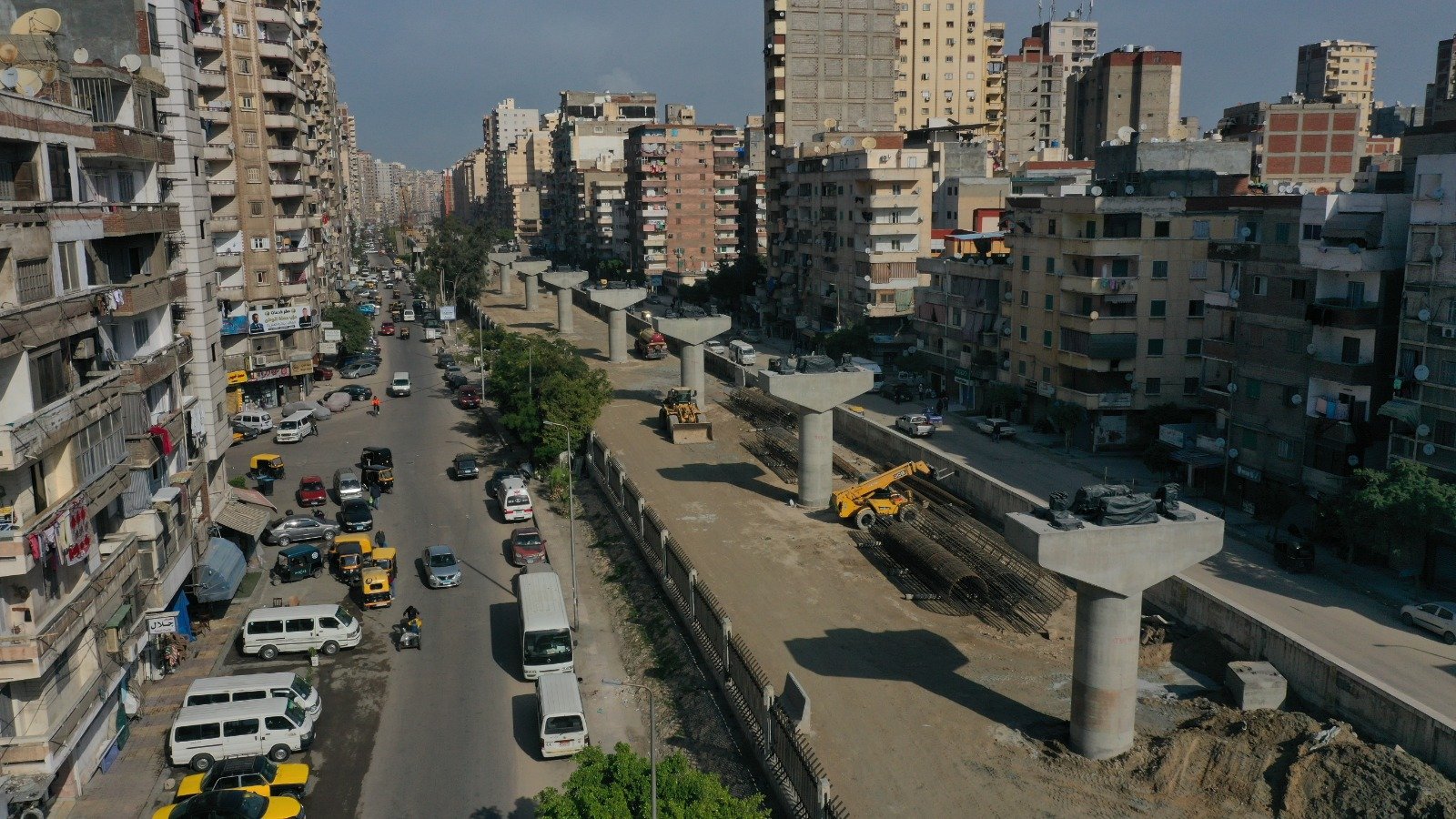 اعمال تنفيذ محطات مترو الاسكندرية