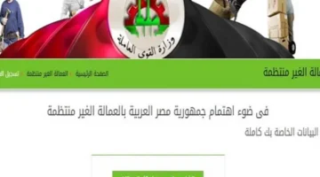 هنا.. طريقة التسجيل في منحة العمالة غير المنتظمة 2025 عبر موقع وزارة القوى العاملة مباشر