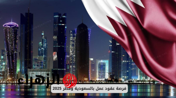 فرصة خيالية للمصريين.. فرصة عقود عمل بالسعودية وقطر 2025 لجميع الجنسيات.. فرصة العمر بتيجي مره واحدة