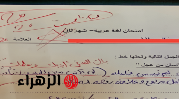 ستات عظمة عرفت تربي.. “أشهر من نار على علم.”.. إجابة أحد الطلاب في امتحان اللغة العربية اثارت الذهول وأبكى المعلمين جميعا