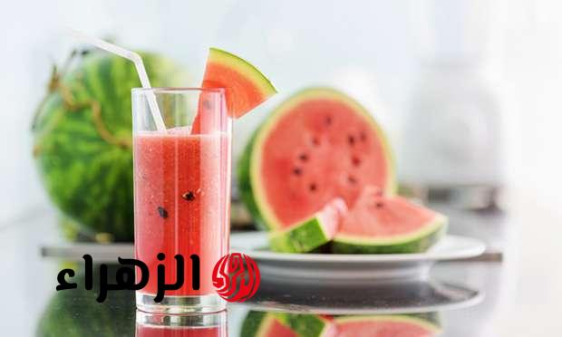 ماذا يحدث لكليتيك عند شرب كوب من عصير البطيخ على الريق؟