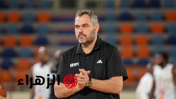 أجوستي بوش يصحح أخطاء منتخب السلة قبل مواجهة أنجولا بتصفيات كأس العالم