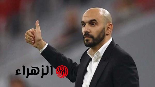 مفاجأة مدوية قبل كأس العالم.. المغرب يقيل وليد الركراكي ويختار هذا المدرب بدلا منه