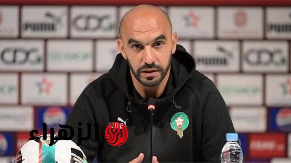 الاتحاد المغربي يوافق على استقالة وليد الركراكي من تدريب المنتخب الوطني