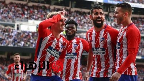 تشكيل أتلتيكو مدريد وريال أوفيدو في الدوري الإسباني بجولته السادسة والعشرين